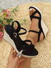 New Summer Platform Sandals, Multi-Function Thick Sole Platform , Flattering Height Increase Wide Fit